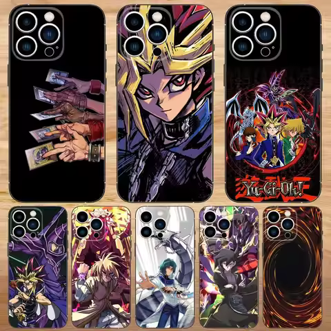 Yu-Gi-Oh Phone Case For iPhone15,14,13,12,11,Pro,Max,Plus,Mini,X,XS,XR,8,7,6,S,Plus,SE Soft Black Ca