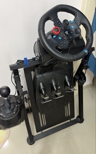 Logitech G29 賽車軚盤連腳踏 波棍 車架