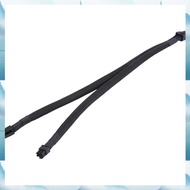 [G V W E] Dual Mini 6 Pin to 8 Pin PCI Express Video Card Power Adapter Sleeved Cable for  Pro Tower