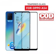 OPPO A54 Tempered glass full pelindung layar antigores kaca OPPO A54