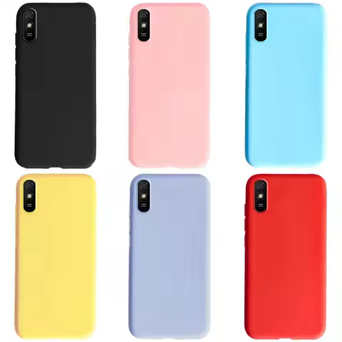 case For Xiaomi Redmi 9A Case Redmi 9A Case Soft Matte Silicone Back Cover Phone Cases on For Xiaomi