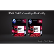 HP 680 Black/Tri-Colour Genuine Original Ink Cartridge Ink Advantage