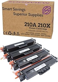 210A 210X Toner Cartridge Replacement for HP 210A W2100A W2101A W2102A W2103A Work with HP Color Pro