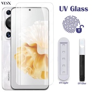 Huawei P60 P50 P40 P30 Mate 50 40 30 20 Nova 11 Ultra 10 9 8 7 Pro Plus Pro+ 4G 5G 2023 UV Liquid Glue Full Tempered Glass Screen Protector Film