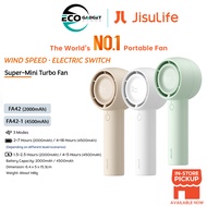 JISULIFE Handheld Super-Mini Turbo Fan Life5 New Technology Turbofan 3-speed Wind Bladeless Safety U