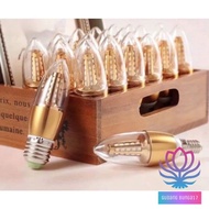 GB17- LED CANDEL LAMP 5WATT E14 & E27 BULB - WHITE WHITE YELLOW/