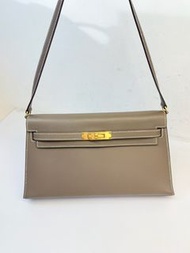 Hermes kelly elan - etoupe / ghw