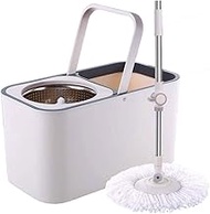 Mop, Mop and Bucket with 2 Pads Microfiber Floor Cleaning Simply Rotating Mops Anniversary