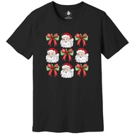 Coquette Christmas Bow Shirt, Santa Face Shirt, Candy Cane Shirt