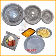 Disposable Plastic Plate 50pcs/ Extra Thick Buffet Plate/免洗盘/ 7" 9" 10" Pinggan Plastik/Pinggan Plas