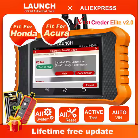 【for Honda ,Acura】2025 LAUNCH X431 Elite V2.0 for Honda ,Acura Bi-Directional Scanner,Full System al