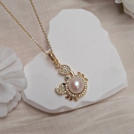 AG1 Freshwater Pearl Crab Necklace