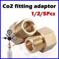 ﹍ ◪ ♝ CO2 Brass coupler adapter Airgun fitting adaptor for aquarium airgun fish tank accessories