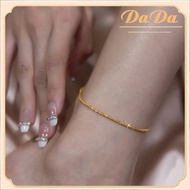 ของแท้ 18k ทองผู้หญิง anklet 94.6% ทองบริสุทธิ์เต็มไปด้วยดาวดีโซ่หมั้นเครื่องประดับของขวัญวันเกิดแฟน