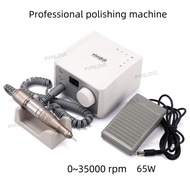 65W Professional Electric Nail Drill Polisher Machine 35000RPM Metal Manicure Pen For Manicure Pedic
