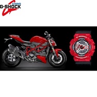 QIXIAO Japan G watch GA-110 Ducati Red Black Motorcycle Waterproof Sports Watch Hv496