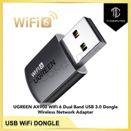 UGREEN AX900 WiFi 6 Technology Dual Band USB 3.0 Dongle Wireless Network Adapter For PC Desktop Lapt