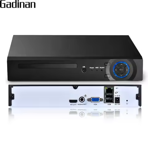 GADINAN 16 Channel 5MP CCTV NVR Security Network Video Recorder System XMEYE Supports H.265+/H.264 P