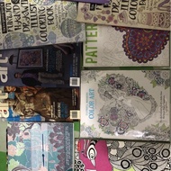 Authentic Coloring Books and Art books