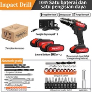 Reaim 108V 3 Sistem  Household impact drill Lithium electric pistol Multifunctional drilling Electri