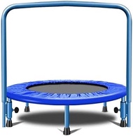 BZLLW Foldable Fitness Trampoline with Armrests,for Adults and Kids Leisure and Fitness