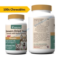 NaturVet 100 500 1000 Brewers Dried Yeast Brewer Yeast Kucing Dog Vitamin Kucing Cat Supplement