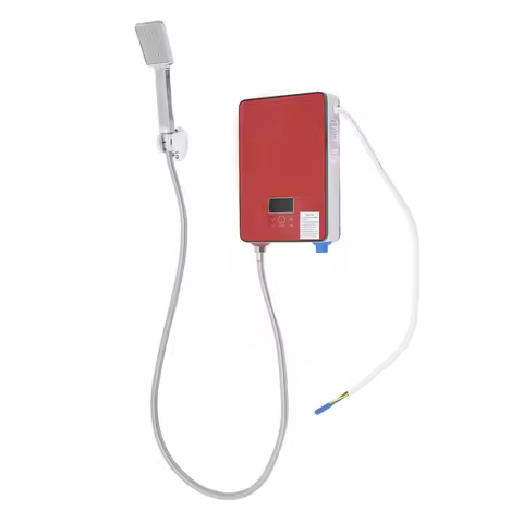 6500W Electric Water Heater with Hand Shower Water Temperature 30-55℃ Tankless Water Heater