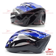 speeds helm sepeda cycling gunung helm pelindung kepala unisex 026-04 - biru dewasa