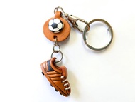 真皮鑰匙圈 足球鞋 VANCA CRAFT 日本製造 職人手作