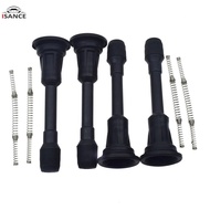 4PCS 22448JA00A 22448JA00C Ignition Coil Boots Spark Plug Cap Fit for Nissan JUKE MICRA QASHQAI X-TR