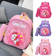 9.9 - UNICORN - Girls School Bag Kindergarten Elementary School Bag Backpack Girls Bag NEW Children'
