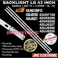LG 43 INCH LED TV BACKLIGHT 43UN7100 43UK6300 43UK6200 43UJ632 43UJ632T 43UJ6300 43UJ6320 43UJ6200 4