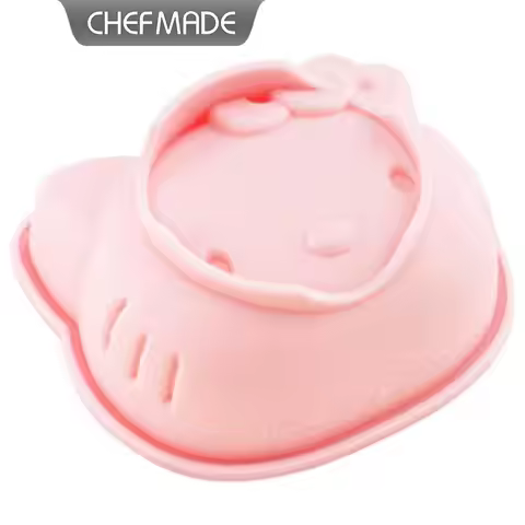 HelloKitty Silicone Round Cake Baking Mould, 4/6/8inch CHEFMADE Cake Pan for Cakes, Cheesecakes & Br