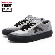 SMT🛕QM Vision Street Wear Stick Sneakers For Male Skateboarding Shoes Gray Retro Low Top Suede Canvas Shoes Unisex Skate