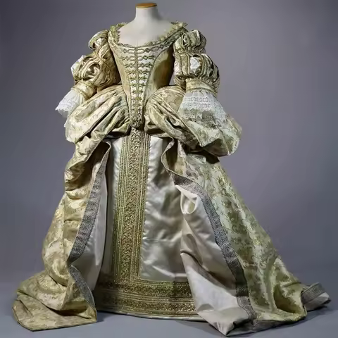 17th Century Italian Renaissance Baroque Princess Dress Borgia Costume Tudor Elizabethan Reenactment