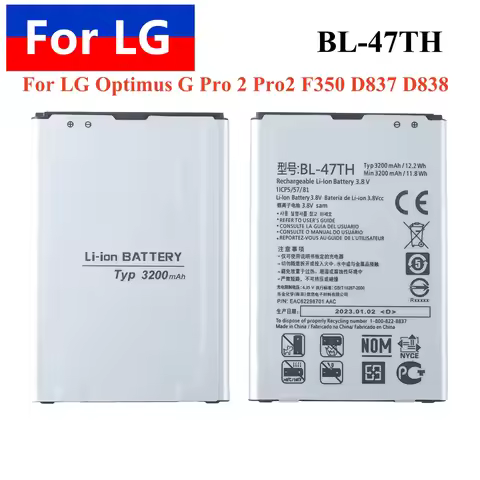 New Battery BL-47TH For LG Optimus G Pro 2 F350 F350K F350S F350L D837 D838 F240K E980 E988 E940 F31