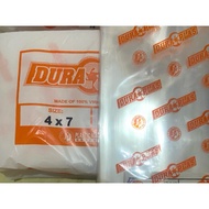 4x5 / 4x6 / 4x7 / 4x8 / 4x10 Dura plas orange .002 very thick plastic makapal 100pcs