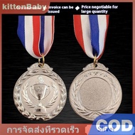 kittenBaby 1ชิ้น2 เหรียญทองรางวัลเหรียญทองแดงโลหะผสมสังกะสีเหรียญรางวัลชนะเลิศรอบคอ1st 2ND 3rd รางวั