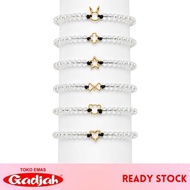 Minnie Glossy Crystal Charm Gold Bracelet 6K - 8K - Gadjah Gold Shop