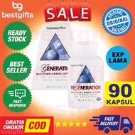 NATURES PLUS REGENERATION MULTIVITAMIN MULTI VITAMIN MINERAL SUPLEMEN TUBUH LENGKAP 90 KAPSUL