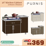 Furnis: 3 doors Kitchen Cabinet / Gas Stove Cabinet / Kabinet Dapur Gas