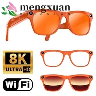 MENGXUAN AI Smart Glasses, Photo Recording 8K Smart AI Glasses, Hands-Free Video Recording 8MP HD Ca
