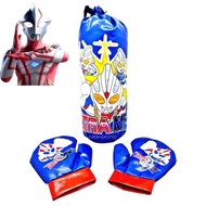 ULTRAMAN PUNCHING BAG Children's Boxing Gloves Toy Set LARGE Ultraman Boxing Sports Punching Bag Boy