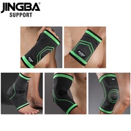 JINGBA SUPPORT 1PCS Nylon Knee Protector+wristband Support+ankle Support+basketball Knee Pads Tennis Badminton Brace