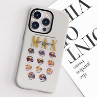 F1 Racing Helmet Phone Case for iPhone 17 16 15ProMax 14Pro 13 12 13mini Samsung S24 S22 S25 2in1 gl