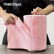 1 Roll Total Length Is 4m,Household Kitchen Towel Roll,Dishcloth, Suitable For Living Room,Bedroom,
