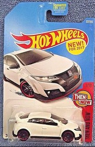 🔥🇺🇸美版💫初版🔥Hot Wheels Hotwheels 2017 Then And Now ‘16 Honda Civic Type R FK8