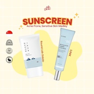 Round Lab 1025 Dokdo Sunscreen & iUNIK Beta Glucan Sunscreen SPF50 PA++++ Acne Prone Sensitive Skin 