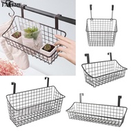 FAKEME Hanging Wall Basket Rustic Metal Wire Organizer Basket for RV Garage Closet