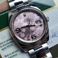 Rolex 116200 Pink Flora dial with Card